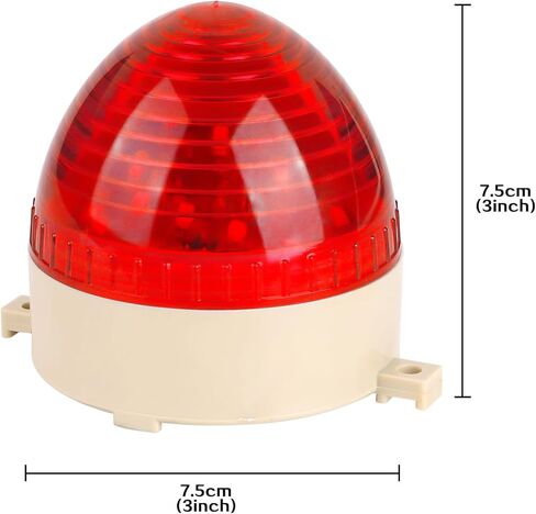 Nxtop AC 110V أحمر LED تحذير ضوء لمبة إشارة برج مصباح N-3072 فلاش ثابت in Kuwait