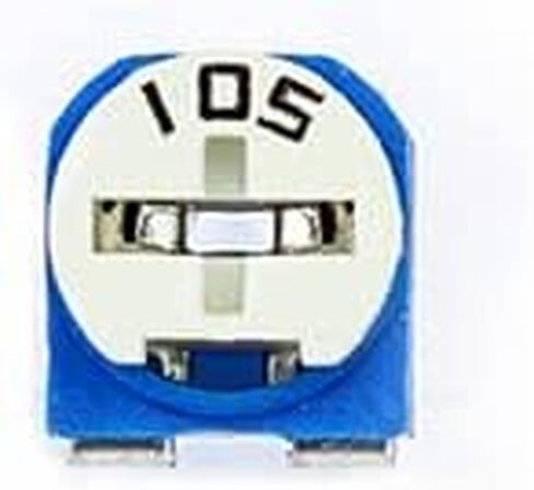 Aueabc RM065 مجموعة مقاومات الجهد القابلة للتعديل 10 قيم 100 قطعة 500 أوم- 1 متر أوم مجموعة مقياس الجهد متعدد الدوران مقاومات متغيرة in Kuwait