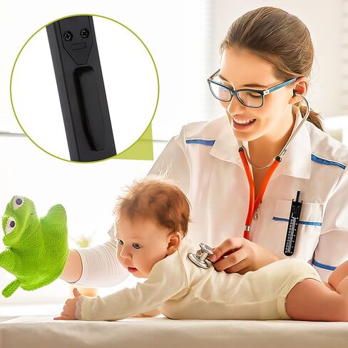 أداة قياس الفرجار Thinp EKG ECG الفرجار مع مسطرة مقسم الفرجار الأسود للممرضة أو الطبيب قياس مخططات القلب الكهربائية in Kuwait