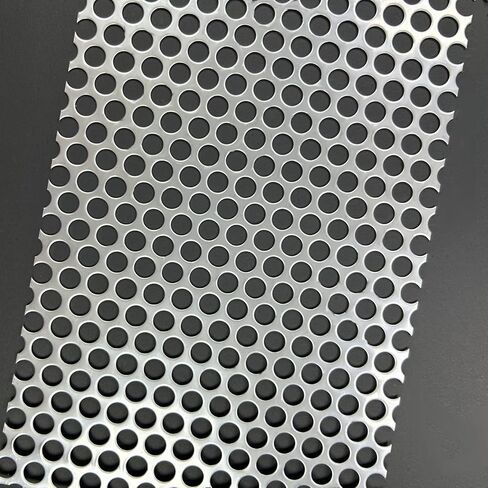 Perforated Metal Sheets,Perforated Stainless Steel Plate,304 Stainless Steel Metal mesh Plate,Metal mesh for DIY Projects,Used for Ventilation, Decoration, Equipment Protection Cover, hole0.32in in Kuwait