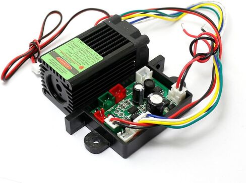 وحدة ليزر ديود أخضر 12 فولت 532 نانومتر وحدة ليزر نقطة مع TTL 0-30 كيلو هرتز ومروحة تبريد - عمل لفترة طويلة in Kuwait