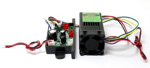 وحدة ليزر ديود أخضر 12 فولت 532 نانومتر وحدة ليزر نقطة مع TTL 0-30 كيلو هرتز ومروحة تبريد - عمل لفترة طويلة in Kuwait