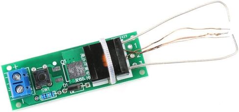 Agatige مولد نبض قوس عالي الجهد، 0.5KV-0.8KV وحدة ملف إشعال القوس DC 3-5V وحدة مولد ملف إشعال نبضي عالي الجهد أجزاء مفككة طقم مولد نبض ولاعة السجائر in Kuwait