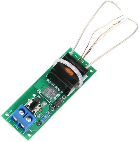 Agatige مولد نبض قوس عالي الجهد، 0.5KV-0.8KV وحدة ملف إشعال القوس DC 3-5V وحدة مولد ملف إشعال نبضي عالي الجهد أجزاء مفككة طقم مولد نبض ولاعة السجائر in Kuwait