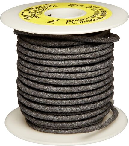 Mitchell Abrasives 46-S Round Abrasive Cord, Silicon Carbide 120 Grit .15" Diameter x 50 Feet in Kuwait