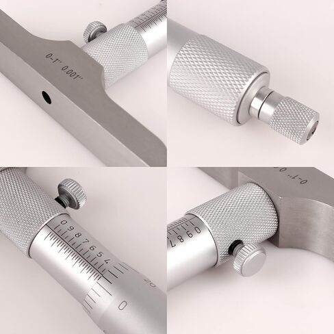 WONDERSUNM Depth Micrometer 0.001" Graduation 0-1" Measuring Range Professional Precision Measuring Tools Measurements in Saudi Arabia