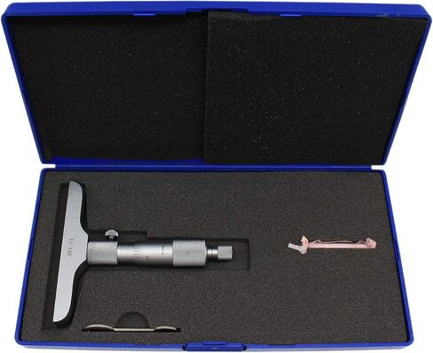 WONDERSUNM Depth Micrometer 0.001" Graduation 0-1" Measuring Range Professional Precision Measuring Tools Measurements in Saudi Arabia