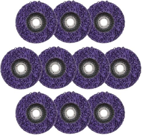 Nakkaa 10 قطعة 4 "x 5/8" أقراص الشريط عجلة الشريط لطاحونة الزاوية نظيفة إزالة طلاء الطلاء الصدأ اللحامات الأكسدة in Kuwait