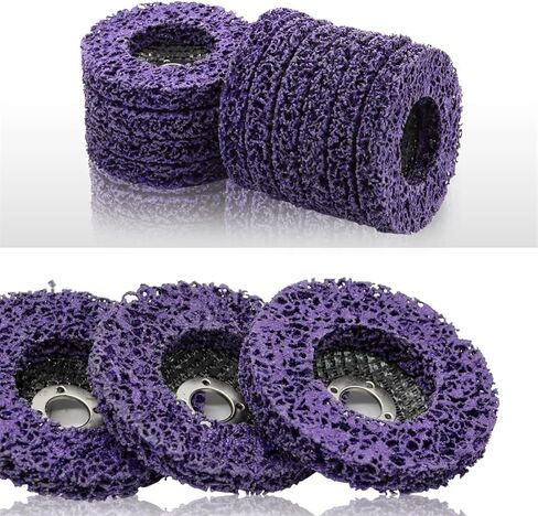 Nakkaa 10 قطعة 4 "x 5/8" أقراص الشريط عجلة الشريط لطاحونة الزاوية نظيفة إزالة طلاء الطلاء الصدأ اللحامات الأكسدة in Kuwait