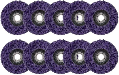 Nakkaa 10 قطعة 4 "x 5/8" أقراص الشريط عجلة الشريط لطاحونة الزاوية نظيفة إزالة طلاء الطلاء الصدأ اللحامات الأكسدة in Kuwait