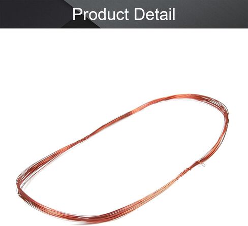 Fielect 0.33 مم سلك مغناطيسي داخلي مطلي بالمينا سلك نحاسي ملفوف بطول 49.2 قدم QZ-2-130 نموذج يستخدم على نطاق واسع لمجموعة متنوعة من المحركات in Kuwait