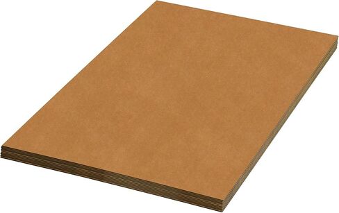 BOX USA Corrugated Cardboard Sheets, 42" x 42", Kraft (Pack of 5), (BSP4242) in Kuwait