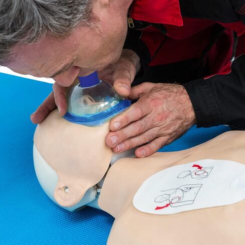 حزمة من 10 صمامات تدريب لقناع الإنقاذ CPR جاهزة للإسعافات الأولية - مغلفة بشكل فردي in Kuwait