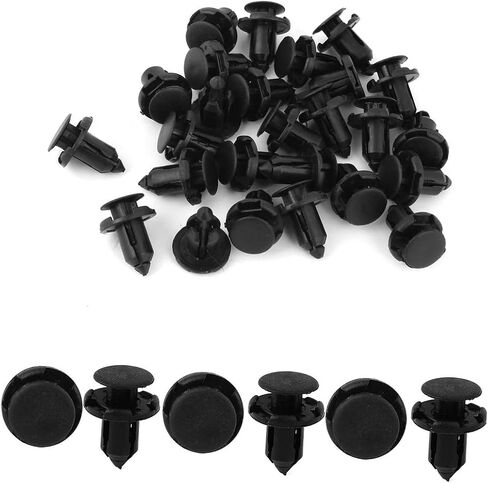 25 Pcs Rivet Fastener Push in Door Trim Retainer Clips in Saudi Arabia