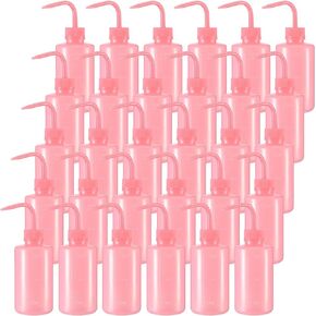 Lallisa 30 جهاز كمبيوتر شخصى 250 مل زجاجة غسل الوشم الوردي زجاجات ضغط الفم الضيق زجاجة سقي عصاري زجاجة رش المياه زجاجة غسل الرموش زجاجة غسل المختبر زجاجات شطف زجاجة لغسل تنظيف المختبر الطبي in Kuwait