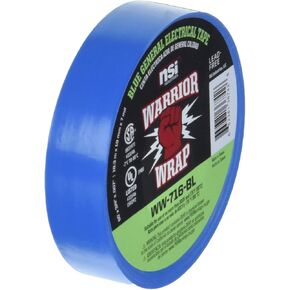 WarriorWrap General 3/4 in. x 60 ft. 7 mil Vinyl Electrical Tape, Blue in Kuwait