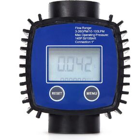 DEWIN مقياس التدفق شاشة ديجيتال عالية الدقة المياه الديزل تدفق متر مقياس الجريان 1in الخيط الداخلي in Kuwait