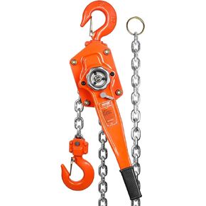 VEVOR Manual Lever Chain Hoist, 3 Ton 20FT, Orange in Saudi Arabia