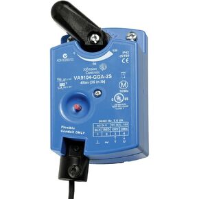 جونسون كونترولز VA9104-GGA-2S المحرك الكهربائي، 70 بوصة، تشغيل/إيقاف، 24VAC in Saudi Arabia