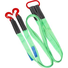 QWORK 10Ft Two Leg Bridle Web Sling, 6613lb Capacity Steel Sling in Kuwait