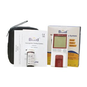 مجموعة أدوات قياس الهيموجلوبين من Bioaid مع 10 قطع من الشرائط in Kuwait