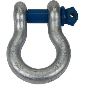 ZEVZ TEMCo 1 1/2" D Ring Bow Shackle Screw Pin Clevis 17 Ton - Off Road Towing/Chain Rigging in Saudi Arabia