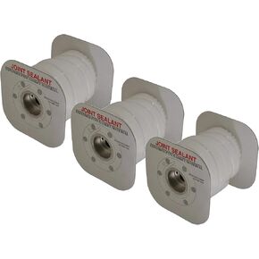 مانع تسرب المفاصل الموسع PTFE، عرض 1/8 بوصة × طول 500 قدم، (3 بكرات) in Kuwait
