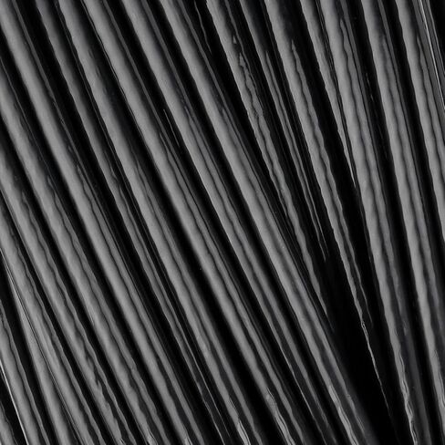 JOIKIT 1/8 بوصة 164 قدم حبل سلك مطلي بالفينيل الأسود، كابل سلك حبلا 7 × 7، حبل سلك من الفولاذ المقاوم للصدأ 304 OD 3/32 بوصة، مطلي OD 1/8 بوصة للتزيين بنظام الدرابزين، قوة كسر 880 رطل in Kuwait