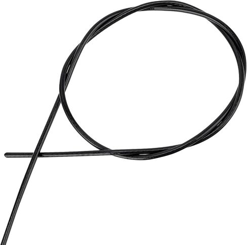 JOIKIT 1/8 بوصة 164 قدم حبل سلك مطلي بالفينيل الأسود، كابل سلك حبلا 7 × 7، حبل سلك من الفولاذ المقاوم للصدأ 304 OD 3/32 بوصة، مطلي OD 1/8 بوصة للتزيين بنظام الدرابزين، قوة كسر 880 رطل in Kuwait