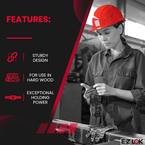 E-Z LOK 400-475 حشوة ملولبة للخشب الصلب، حشوات خيط نحاسية، 1/4-20 خيط داخلي، طول 0.75 بوصة، عبوة من 10 قطع in Saudi Arabia