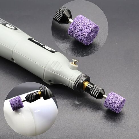 137 قطعة من أقراص الصنفرة مقاس 2 بوصة، 40-7000 حبيبة مع إسفنجة تلميع وتلميع، لوحة داعمة للساق 1/8 بوصة، وسادات سنفرة لمطحنة الحفر والأدوات الدوارة المرفقة لتفاصيل التلميع in Kuwait