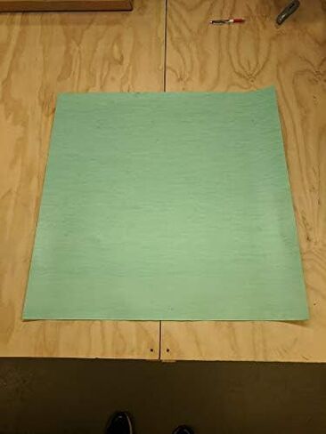 Lamons 7001NSF.031x30x30x1xVC مادة الحشية، للأغراض العامة، معتمدة من NSF-61، سمك 1/32 بوصة، 30 بوصة × 30 بوصة (ورقة واحدة) V in Saudi Arabia