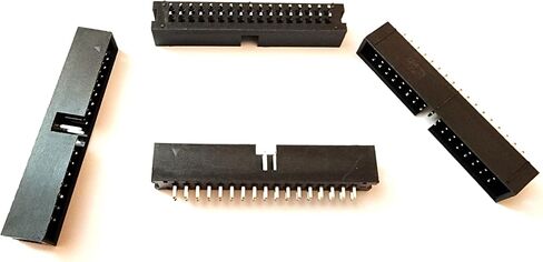 Connectors Pro 25-Pack 34P DC3 2.54mm 0.1" Pitch 34 Pins Male Box Headers 2x17 Dual Rows 34 Pins Male Straight Pin PCB DIP, Double-Row 2x17 34-P 2.54 mm DCS IDC Connector in Saudi Arabia