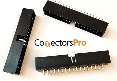 Connectors Pro 25-Pack 34P DC3 2.54mm 0.1" Pitch 34 Pins Male Box Headers 2x17 Dual Rows 34 Pins Male Straight Pin PCB DIP, Double-Row 2x17 34-P 2.54 mm DCS IDC Connector in Saudi Arabia
