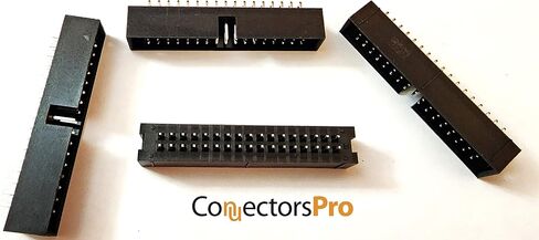 Connectors Pro 25-Pack 34P DC3 2.54mm 0.1" Pitch 34 Pins Male Box Headers 2x17 Dual Rows 34 Pins Male Straight Pin PCB DIP, Double-Row 2x17 34-P 2.54 mm DCS IDC Connector in Saudi Arabia