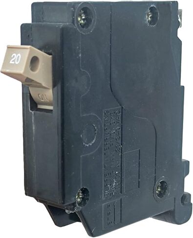CH120 1-Pole 20-Amp Circuit Breaker, Type CH 3/4-Inch Plug-On Molded Case Circuit Breaker, Thermal Magnetic Protection, 10 KAIC, 120/240V, Fit for Cutler Hammer Load Centers (5 Years Warranty) in Kuwait