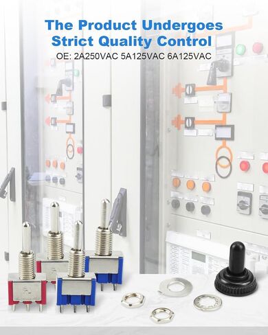 ANODZU ON OFF ON تبديل التبديل 6A125VAC 3 طريقة 3 موقف مانعة لتسرب الماء لقارب البحرية السيارات السيارات DIY استبدال 2A250VAC 5A125VAC 10 قطعة in Saudi Arabia