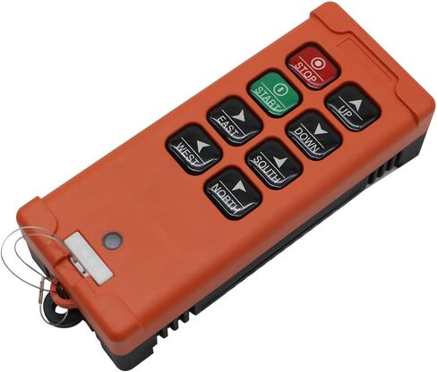 4 Button Hoist Crane Industrial Wireless Radio Remote Control Transmitter and Receiver for AC110V IP66 in Kuwait