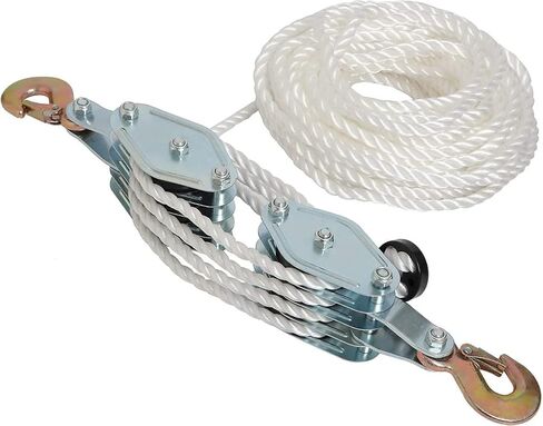 4000LB Capacity Heavy Duty Rope Hoist Pulley System in Kuwait