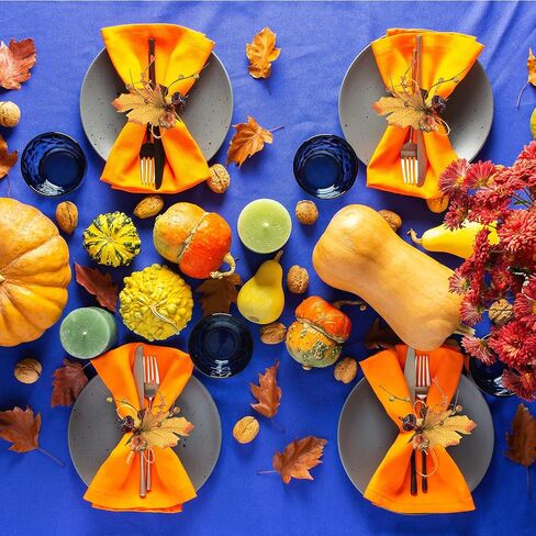خواتم منديل بتصميم Angel Isabella, LLC تحت عنوان الخريف: موضوع حصاد القيقب الفاكهة اليقطين عيد الشكر عشاء تجتمع (6 قطع قرعة) in Kuwait