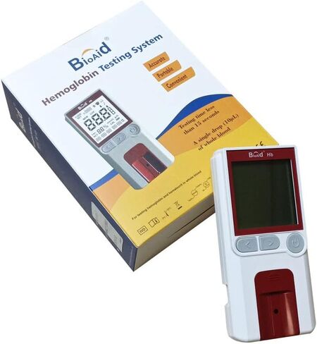 مجموعة أدوات قياس الهيموجلوبين من Bioaid مع 10 قطع من الشرائط in Kuwait