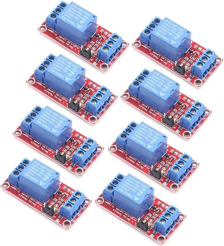 وحدة مرحل 12 فولت، لوحة مرحل واحدة لقناة Raspberry Pi مع مشغل مرحل عالي أو منخفض المستوى معزول بصريًا، مفتاح مرحل 1 قناة 12 فولت لاردوينو in Kuwait