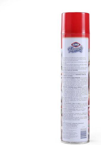 معطر جو كلوروكس فراجانزيا أيروسول برائحة القرفة والتفاح، حجم إضافي 20 أونصة | رذاذ معطر جو يدوم طويلاً | حجم إضافي 20 أونصة | معطر هواء الغرفة in Kuwait
