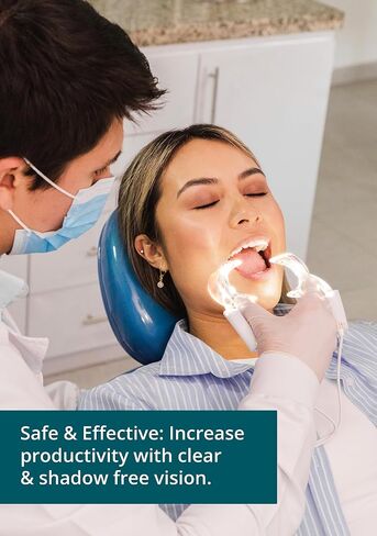 10 قطع بديلة لضامة شفاه الخد بحجم الأطفال لمجموعة LightIZ Dental LED من Moontrack. احترافية، آمنة، خالية من البيسفينول أ، فتاحة فم شفافة in Saudi Arabia