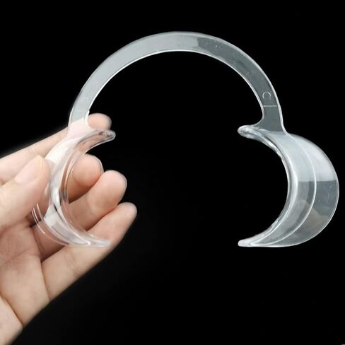 21 قطعة من GXXMEI (7 متوسطة + 7 كبيرة + 7 صغيرة) ضام الخد لتبييض الأسنان على شكل حرف C، فتاحة فم الأسنان قابلة للتعقيم، ضامة خد الشفاه للأسنان للاستعمال مرة واحدة من أجل لعبة تحدي واقي الفم in Kuwait