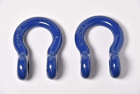 عبوة من 2 قطعة من مصراع القوس 2.54 سم عجلات ALFA على شكل حرف D 51 طن بوزن 460266.36 كجم، أقصى قوة الكسر ويل حد تحميل العمل 8.5 طن 8.5 كجم 1-1/8 بوصة مسمار مسمار رفع رفع شديد التحمل أزرق 2xBS-1- in Kuwait