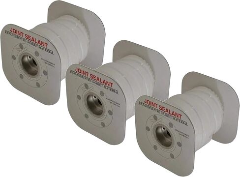 Expanded Joint Sealant PTFE, 1/4" Wide x 500 feet Long, (3 Spool) in Kuwait