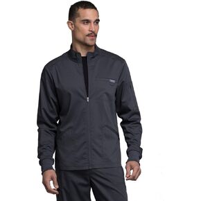 Cherokee Men warm up Scrub Jacket with Zip Front WW320