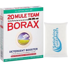 Borrax Cleaning Agent for Stain Removal – Detergent & Cleansing Booster for Laundry – Multipurpose Home Borax Powder Cleanser & Deodorizer – With Satisfying Customers Travel Tissue Pack in Saudi Arabia