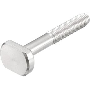 uxcell T-Slot Bolts, 1pcs M10x75mm T Slot Drop-in Stud Sliding Bolts 304 Stainless Steel T Shape Screws for T Track